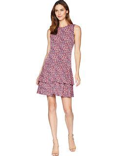 michael michael kors wildflower sleeveless flounce dress